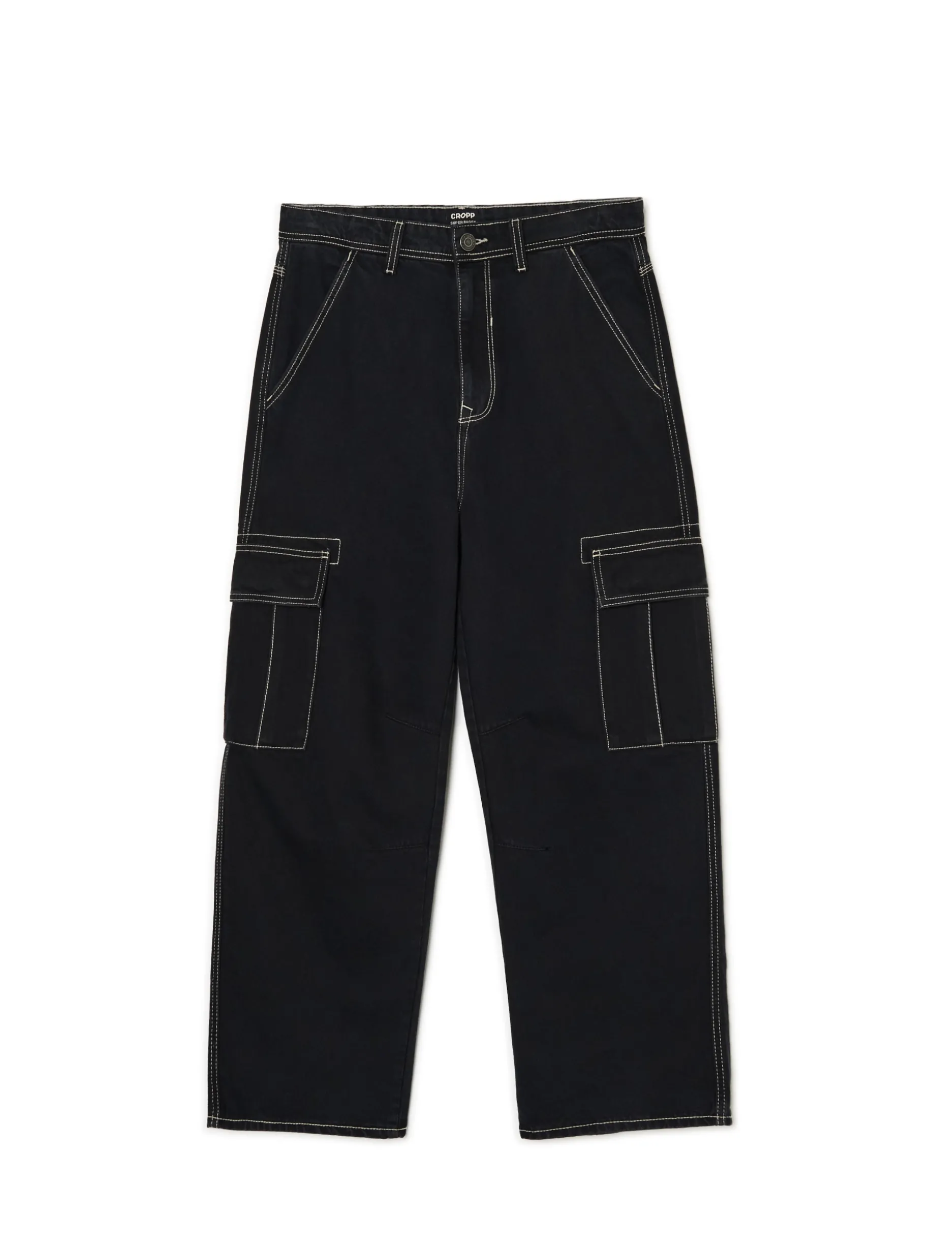 Czarne jeansy super baggy