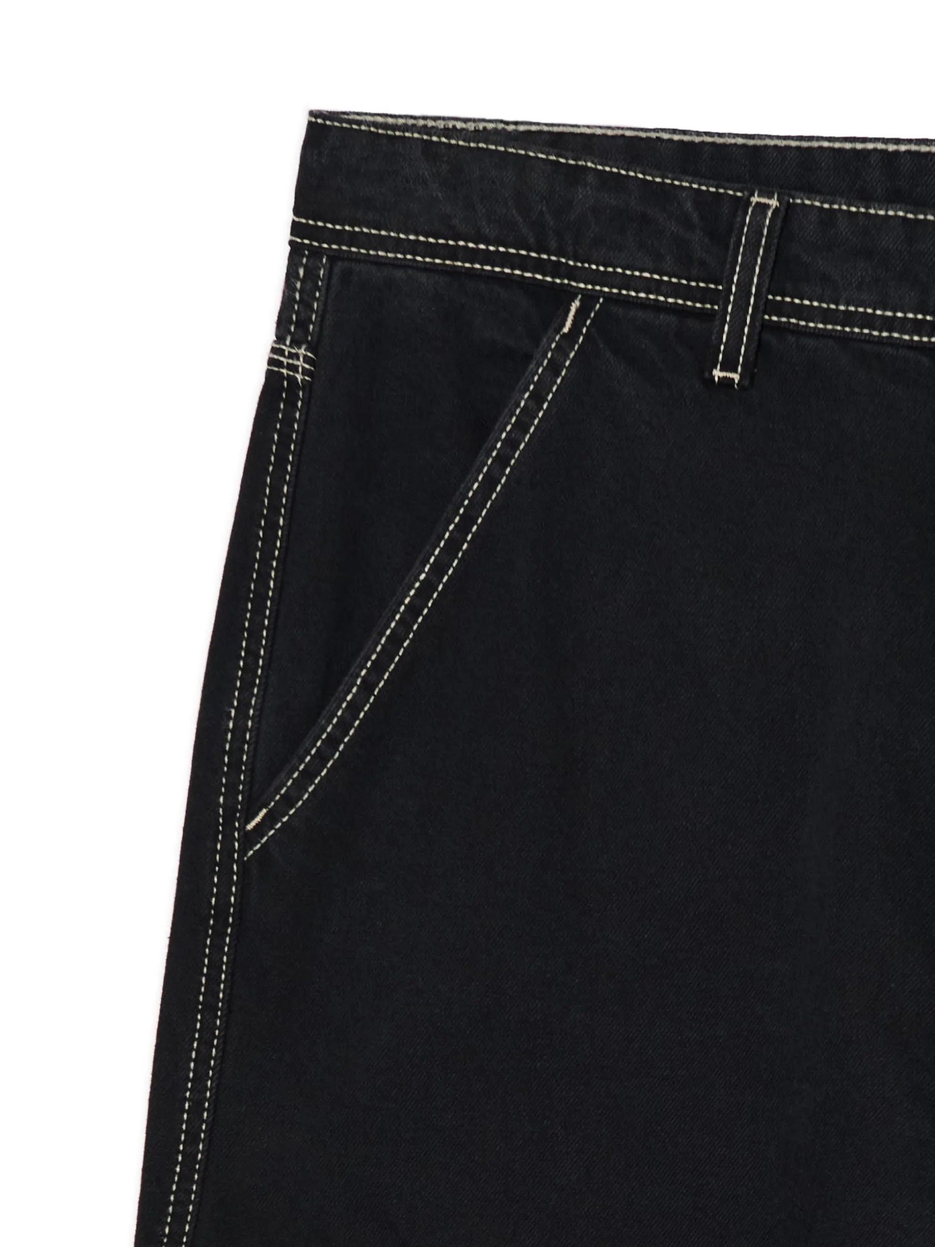 Czarne jeansy super baggy