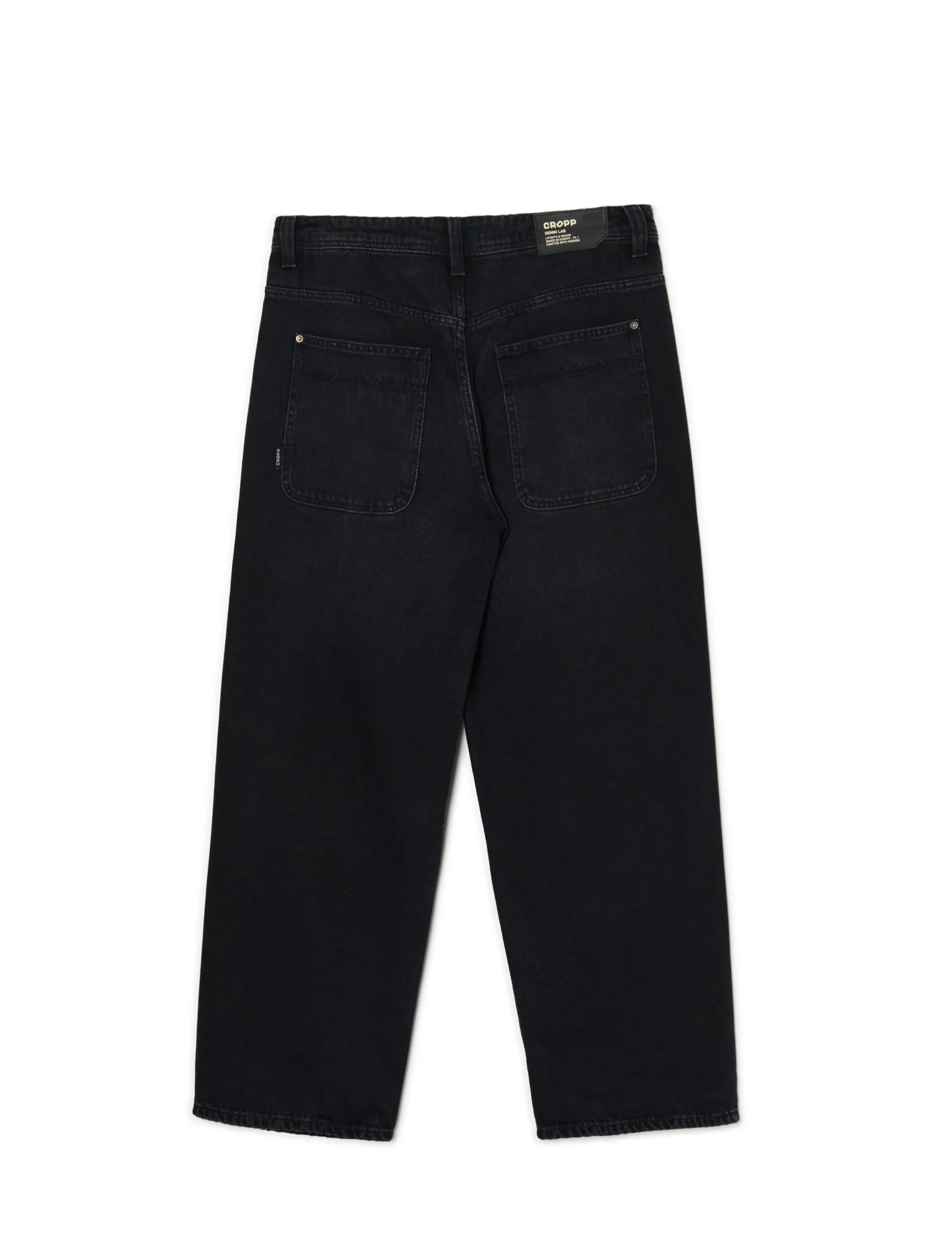 Czarne jeansy super baggy
