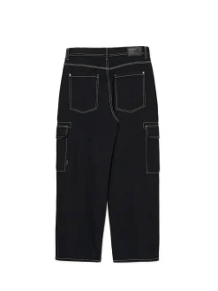 Czarne jeansy super baggy