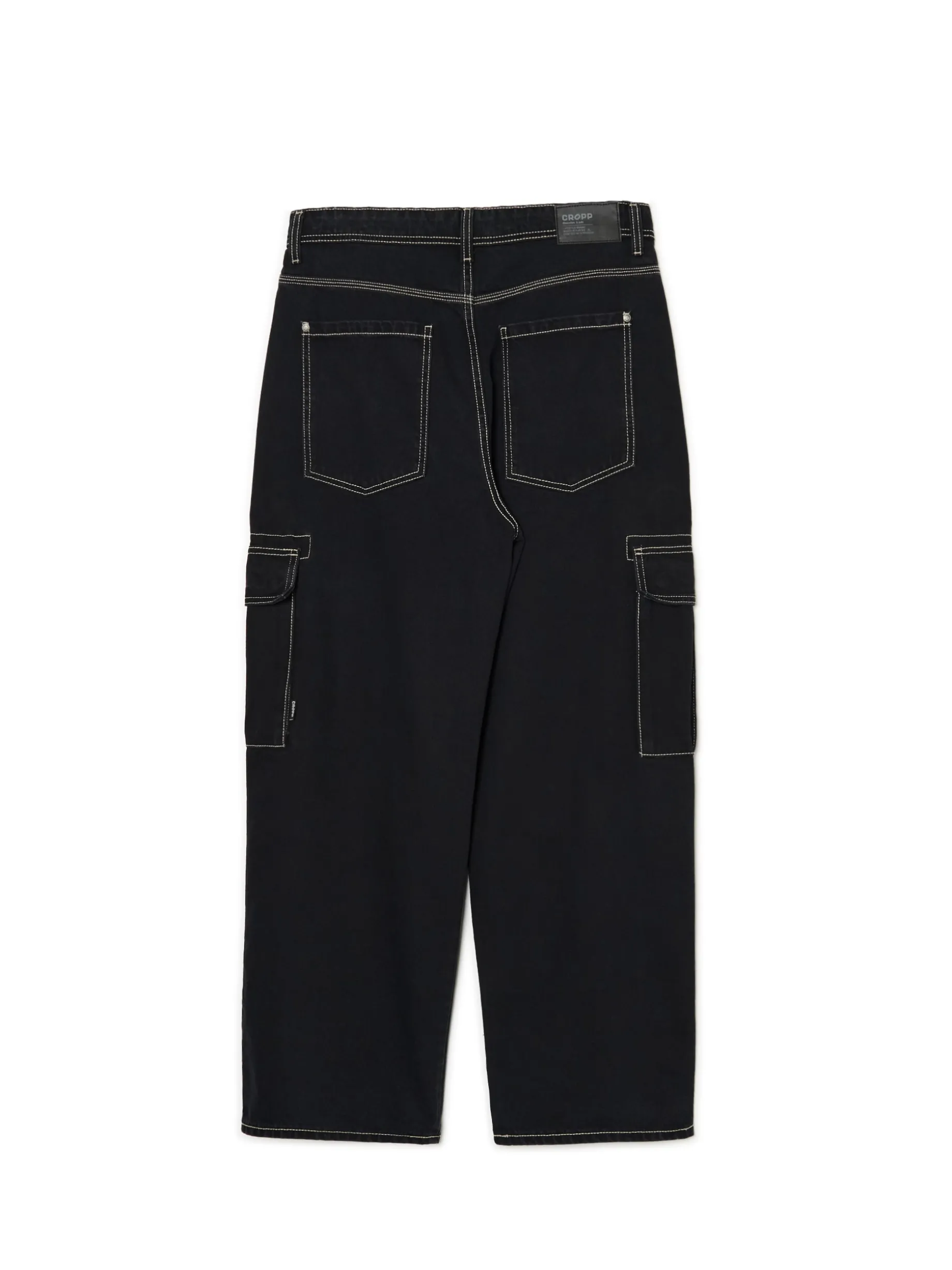 Czarne jeansy super baggy