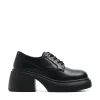 Czarne loafersy z imitacji skóry