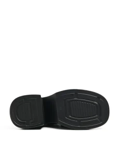 Czarne loafersy z kokardami