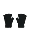 Czarne rękawiczki mitenki