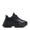 Czarne sneakersy chunky