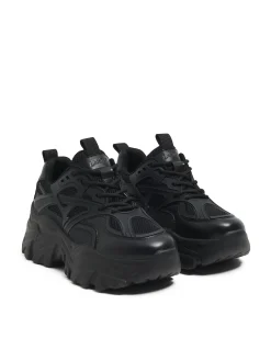 Czarne sneakersy chunky