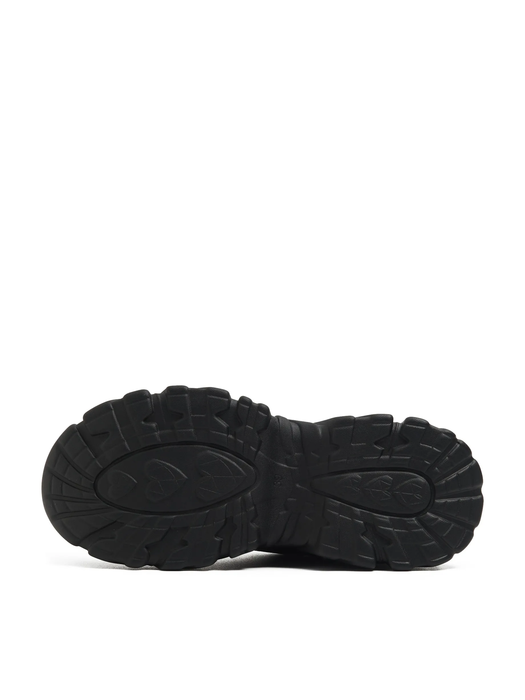 Czarne sneakersy chunky