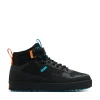 Czarne sneakersy za kostkę