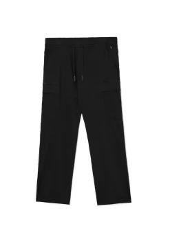 Czarne spodnie jogger loose