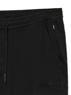 Czarne spodnie jogger loose
