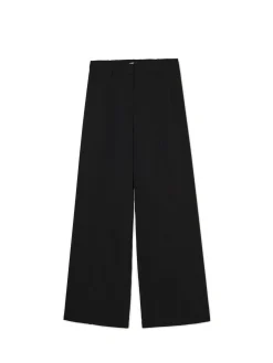 Czarne spodnie tailoring