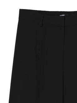Czarne spodnie tailoring