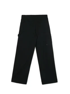 Czarne spodnie wide leg