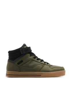 Czarno-zielone sneakersy