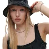 Czarny kapelusz bucket hat