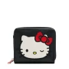 Czarny portfel Hello Kitty