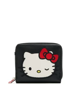 Czarny portfel Hello Kitty