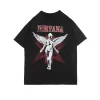 Czarny T-shirt oversize z grafiką Nirvana UNISEX