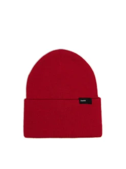 Czerwona czapka beanie
