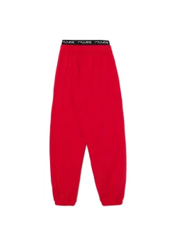 Czerwone dresowe joggery