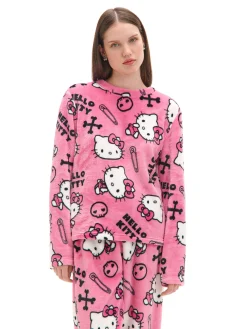 Dwuczęściowa pluszowa piżama Hello Kitty