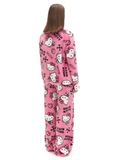 Dwuczęściowa pluszowa piżama Hello Kitty