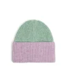 Dwukolorowa czapka beanie