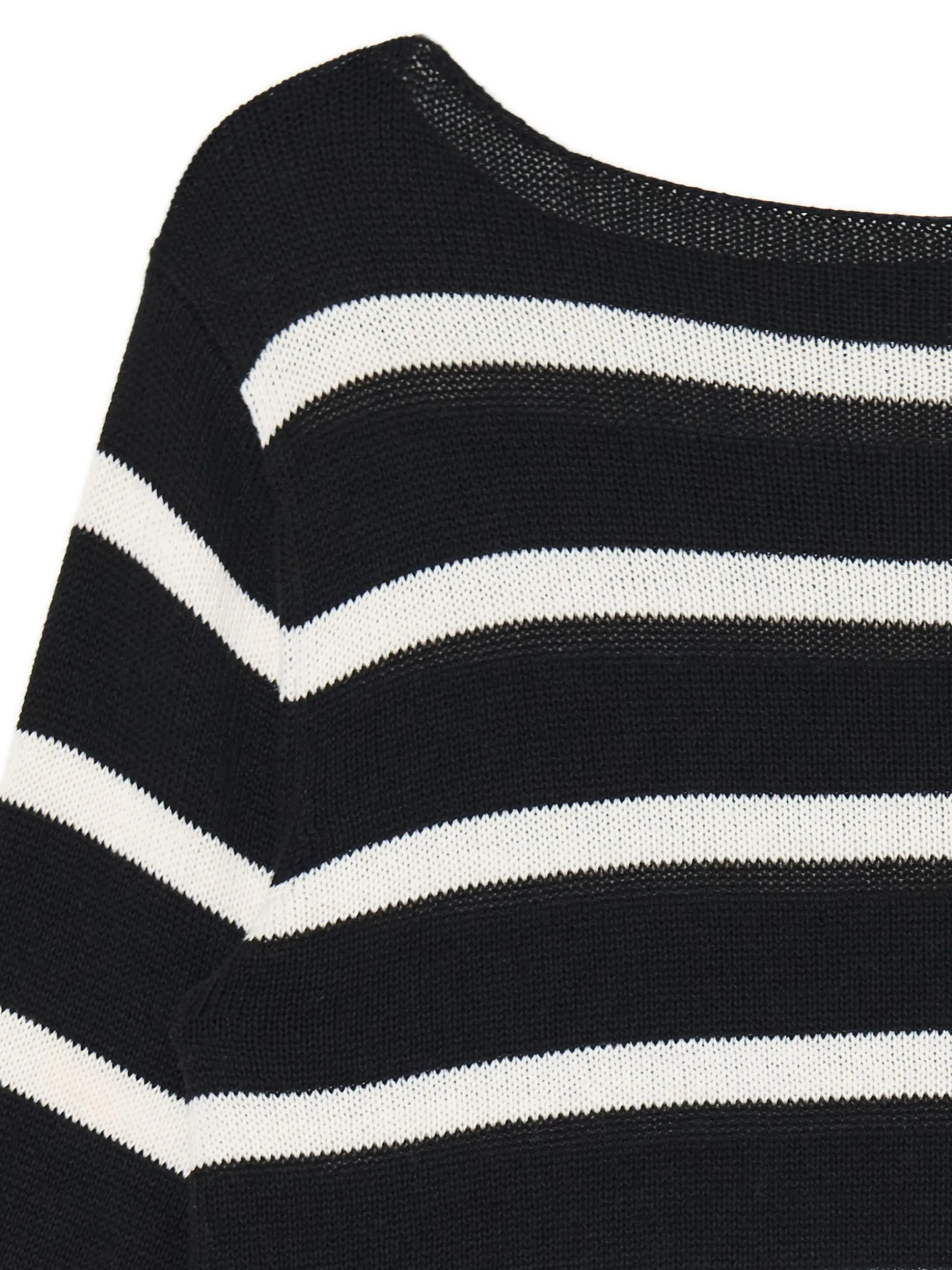 Dzianinowy sweter w paski