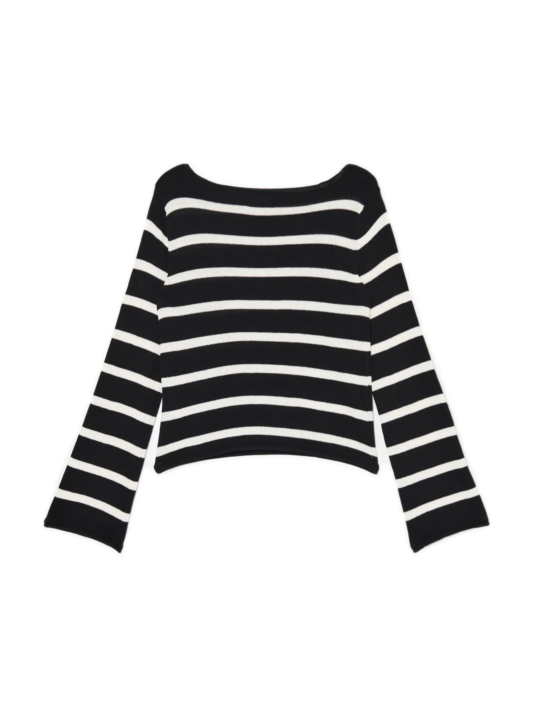 Dzianinowy sweter w paski