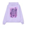 Fioletowa bluza z kapturem UNISEX