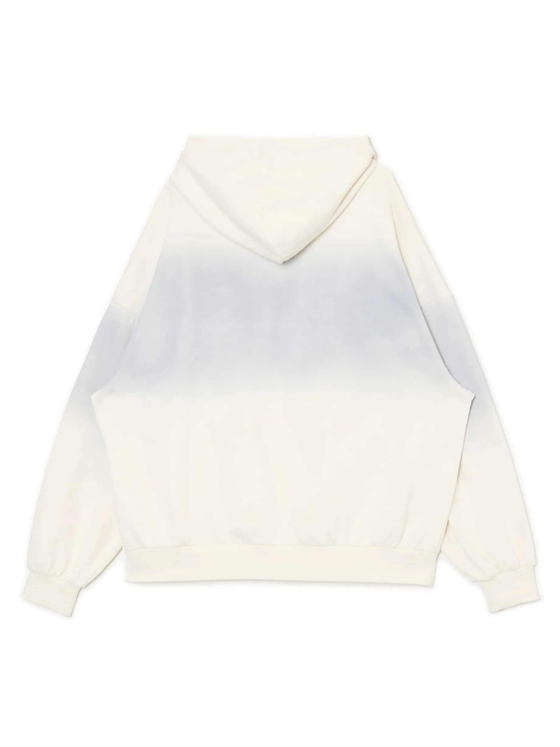 Jasna bluza boxy z kapturem