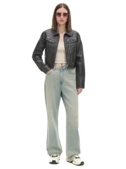 Jasne jeansy baggy
