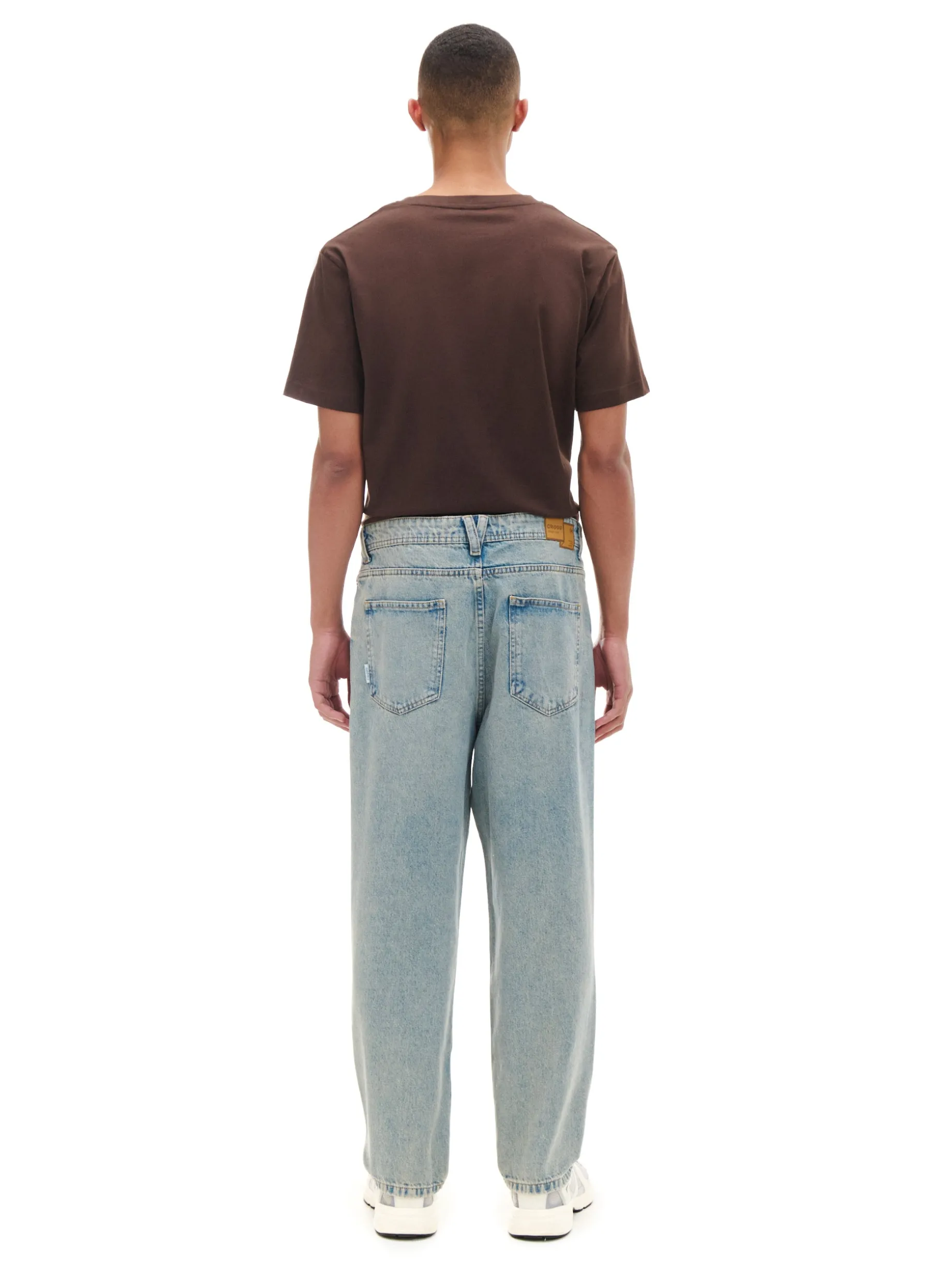 Jasne jeansy loose