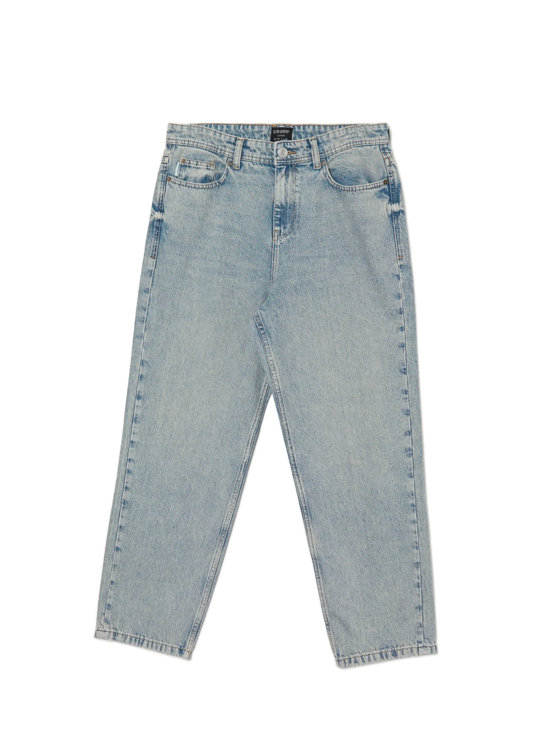 Jasne jeansy loose