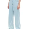 Jasne jeansy retro wide leg