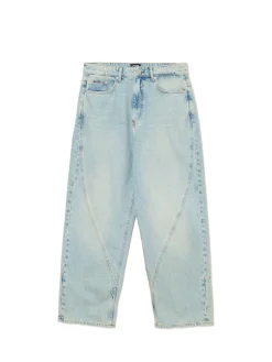 Jasne jeansy super baggy