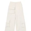 Jasne spodnie parachute