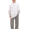 Jasnoszare spodnie jogger loose
