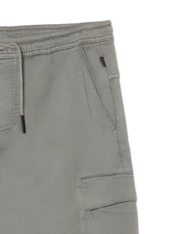 Jasnoszare spodnie jogger loose