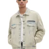 Jeansowa kurtka katanka oversize