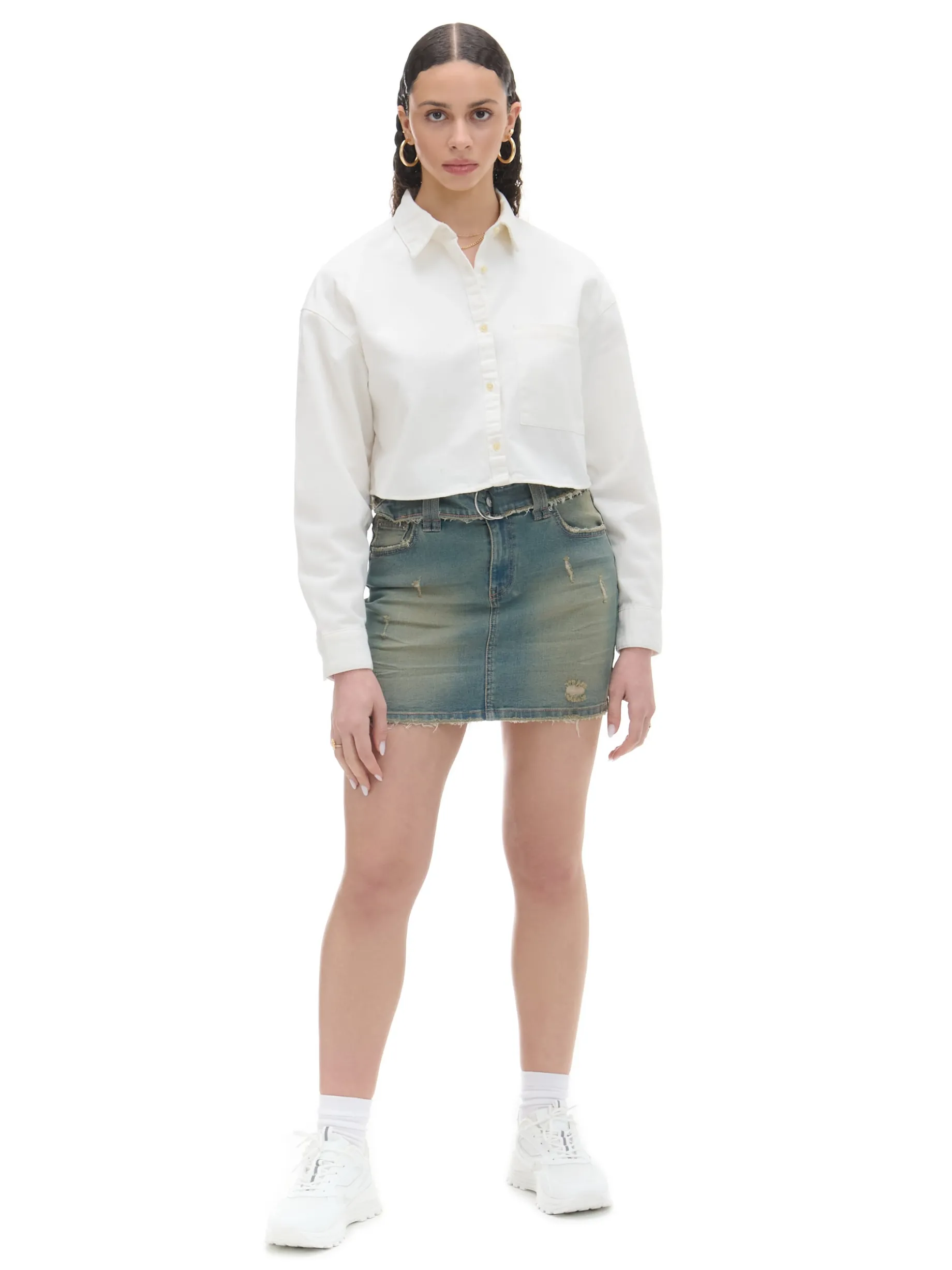 Jeansowa spódnica mini