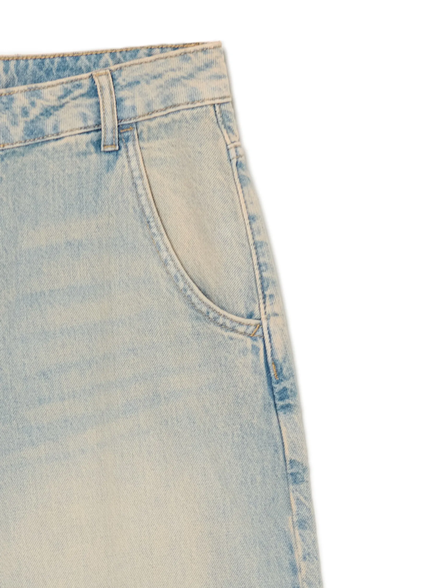 Jeansy skater w stylu vintage