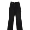 Jeansy straight w stylu retro