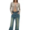 Jeansy wide leg PETITE
