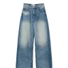 Jeansy wide leg typu barrel