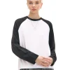 Koszulka longsleeve z czarnymi rękawami