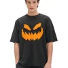 Koszulka z haftem Halloween
