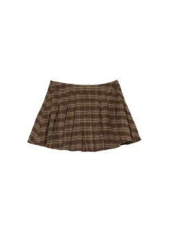 Kraciasta spódnica mini w stylu retro