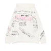 Kremowa bluza oversize z nadrukiem UNISEX