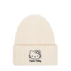 Kremowa czapka beanie Hello Kitty